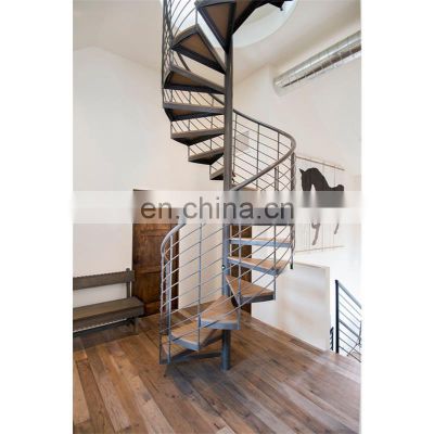 Spiral Metal Stairs Indoor Steel Metal Spiral Staircase