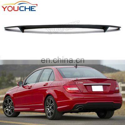 RT style rear boot trunk spoiler for Mercedes C class W204 4 door sedan 2007-2014