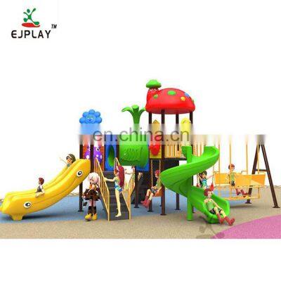 Music Series Outdoor Playground Children's Slide And Swing For Kids And School Playground