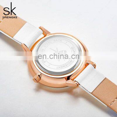 Shengke 9026 Latest Girls Quartz Watches Small Case Scale Waterproof Fashion Watches Ladies Simple photo-3