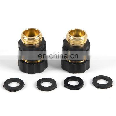 China Manufacturer Female and Male 3/4 Inch BSP Thread Brass Garden Hose Quick Connector for Water Gun photo-5