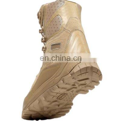 Sandy desert boot  tactical military canvas boots men