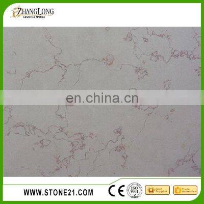 High Quality Filetto Rosso Classico Cream Marble
