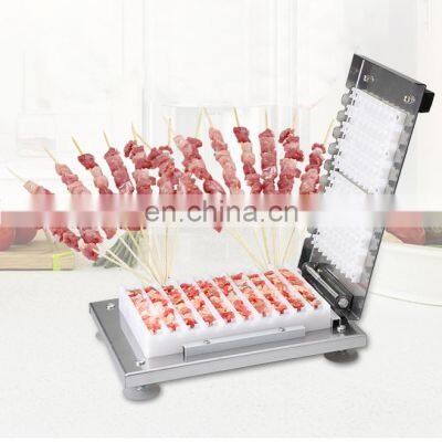 Good quality Automatic Meat Skewer Machine / Satay Skewer Machine / Kebab Skewer Machine