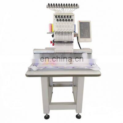 single  head industrial  flat embroidery machine computerized Automatic high speed 3D Computer Embroidery Machine Price