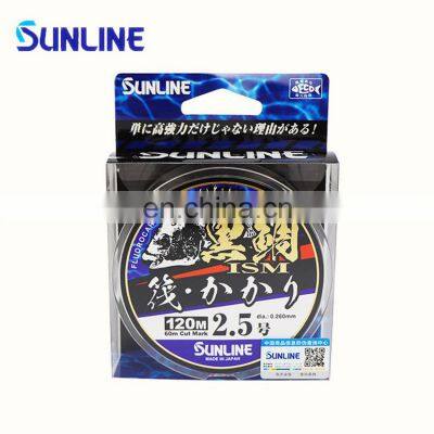 Top Quality Fluorocarbon Fishing Line SUNLINE Black Snapper 120M Fluorocarbonfishing Lines photo-5