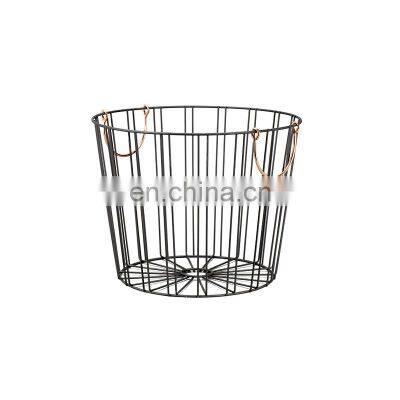 household Metal Basket with handle for sundries