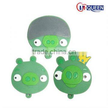 2013 new shape pig PVC bulk usb flash drives 1gb