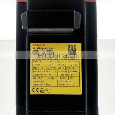 CNC Machine Spare Part New Original Fanuc AC Servo Motor iS 4/4000 A06B-0063-B203 photo-2