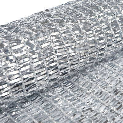 China Supplier New Anti-aging Aluminum Foil Knitted Sunshade Net For Outdoor