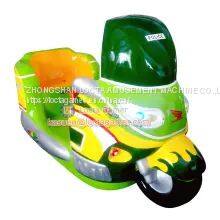 Guangdong Zhongshan Tai Le Play Indoor and Outdoor Waterproof 3-seat Parent-child Rocking Machine Rocking Car Children's Police Car Rocking Music Supermarket Coin Self-service photo-2