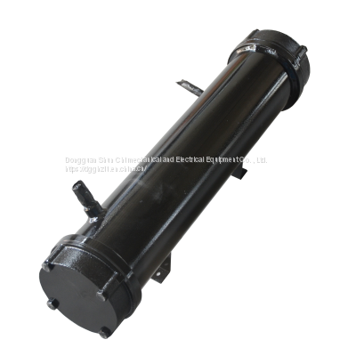 SCAIR Shell and Tube Water Cooled Condenser, Central Air Conditioning Ice Maker, Cold Storage Radiator, 5HP photo-3