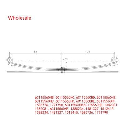 6C115560HB, 6C115560HC, 6C115560HD, 6C115560HE, 1382081, 6C115560HF, 1388234, 1481327, 1512415, 1686726, 1721790, 6C115560HA Rear Axle Wheel Parabolic Spring Arm of Medium Duty Vehicle Wholesale For FORD