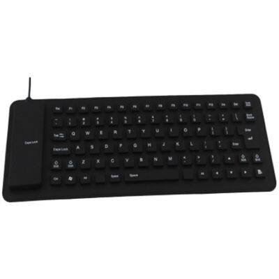 85 Keys USB Wired Keyboard Custom Silicone Waterproof Foldable Key Board for PC Notebook Laptop Compute Folding Rollup Keyboards