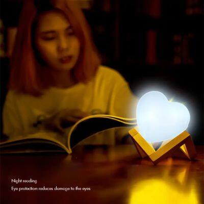 Automatic LED Handbag Lamp With Heart Design Auto Activated Night Light for Home Decor Wife Mother Friends Thanksgiving Gifts photo-2