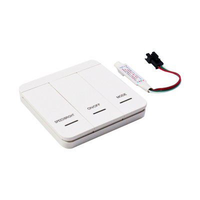 DC12V 24V water lamp wireless 3-button dimming controller suitable for living room and staircase lighting