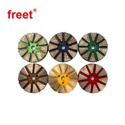 Fast Change Diamond Segments Metal Bond Concrete Grinding Disc for Asl Grinder