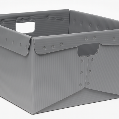 Wholesale Custom Stackable PP Corrugated Plastic Picking Totes for Warehouse Storage