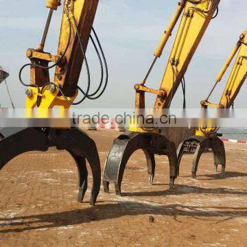 excavator log grapple, rotating grapple, wood grapple for 20 tons LIUGONG excavator