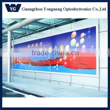 Outdoor non-illuminated signs, flex face holder frame, steel billboard structure frame