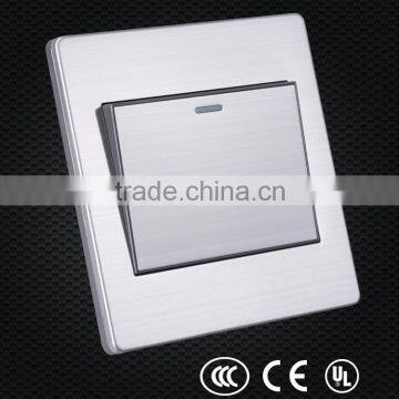 New Style 86 Type Stainless Steel One Gang One Way Switch, Switch Plates , Wall Plates photo-2