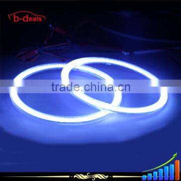 B-deals china supplier 60mm 70mm 80mm 85mm 90mm blue white color led cob angel eyes light for cars