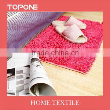 2013 Fashion New design 100% chenille products anti slip carpet rug mat