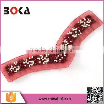 BOKA PLASTIC GLASS BEADS FOR NECKTRIM FACTORY DIRECT SELL NECK COLLAR