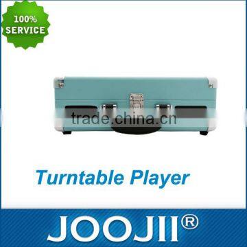 Three-Speed Portable Vinyl Turntable With Stereo Speakers photo-4