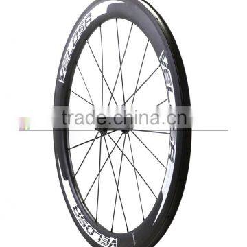 Velosa Logo Carbon Bicycle Wheels With Bitex R51 Hub 700C Chinese Carbon Road Wheelset 60mm 25mm Wide photo-4