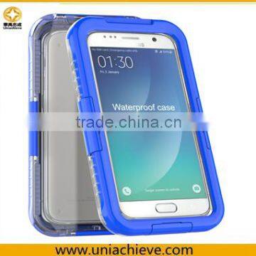 For Samsung S7 silicone case waterproof blue color