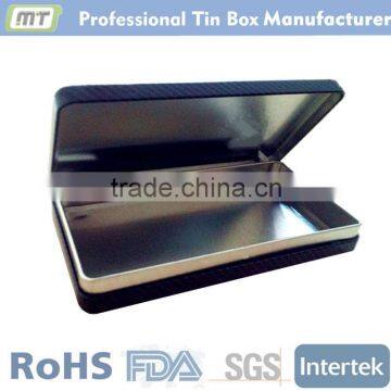 rectangle chocolate tin with hinge lid