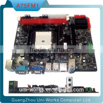 Micro-ATX AMD DDR3 FM1 intergrated A75 4 processor motherboard