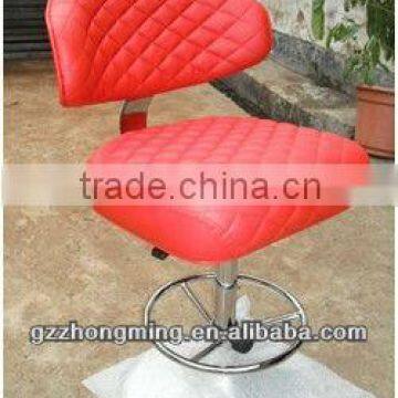 Luxury Red Leather Lift Bar Chair/Modern Barstool ZM-130-1