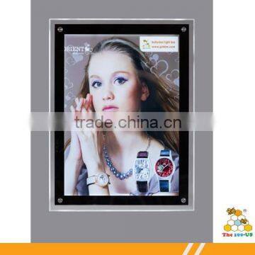 led crystal photo picture frame slim light box