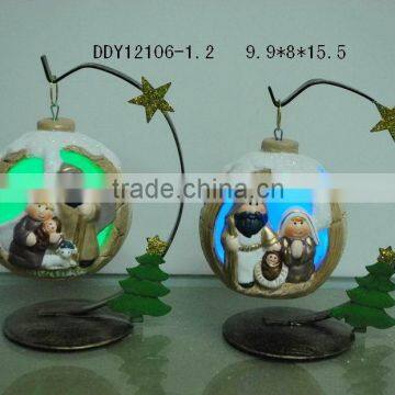 new christmas gift nativity set led light