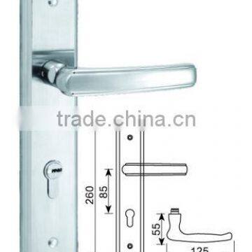 stainelss steel lock for wodden door