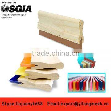 Wood & Aluminum Handle Screen Printing Squeegees