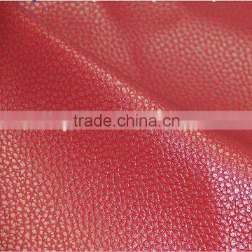 pu coated leather with high quality stocklot car seat leather wholesale from leather manufacturer in China