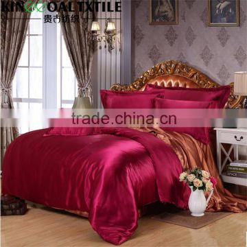 16mm solid color Luxury 100% Pure Silk Quilt/Duvet Cover wine