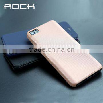 Original ROCK Brand Veena Series Hard PC Rubber Case for xiaomi 5 PU Leather Flip Case MT-5501