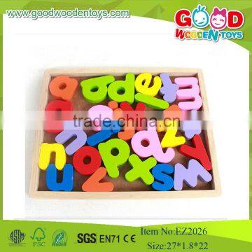 new design wooden alphabet box OEM/ODM wooden letter box in good quality