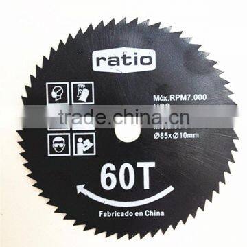 1 pce 85mm 60T HSS mini cutting saw blades for SAW machine EXAKT