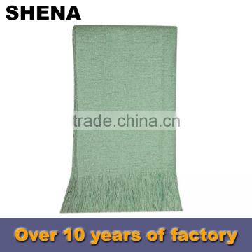 shena winter woven plain dyed young girl tube shawl scarf