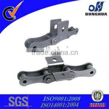 Double Pitch Transmission Chains with K1 Attachments