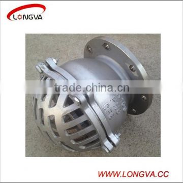 stainless steel cf8 water pump flange foot valve