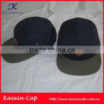 2014 king queen crown fabric cap/custom 5 panel camp cap /pattern cap / snapback cap/ OEM custom front logo patch cap