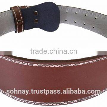 Weightlifting Gym Fitness Belt made by Genuine Leather