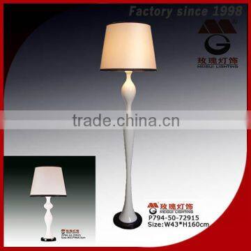 hotel column floor lamp in polyresin