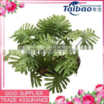 New year decoration Tianjin flower factory wholesale artificial green leaves